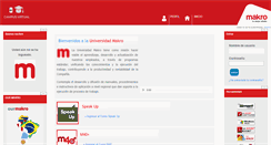 Desktop Screenshot of makroperu.campustercertermino.com