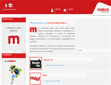 Tablet Screenshot of makroperu.campustercertermino.com